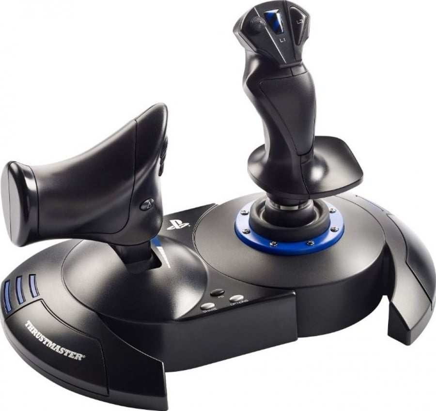 thrustmaster t flight hotas 4 ثرست ماستر تي فلايت هوتاس 4 ( يعمل على البي سي و البلايستيشن 4 و 5 )