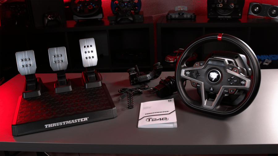 ثرست ماستر تي 248 ( يعمل على نظام وندوز و بلايستيشن 4 و 5 ) Thrustmaster T248 PC/PS4 AND PS5