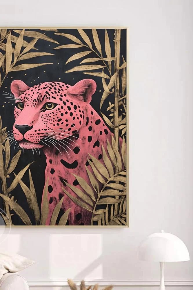 لوحة جدارية فنية بتصميم عصري مستوحى من فن البوب الأمريكي