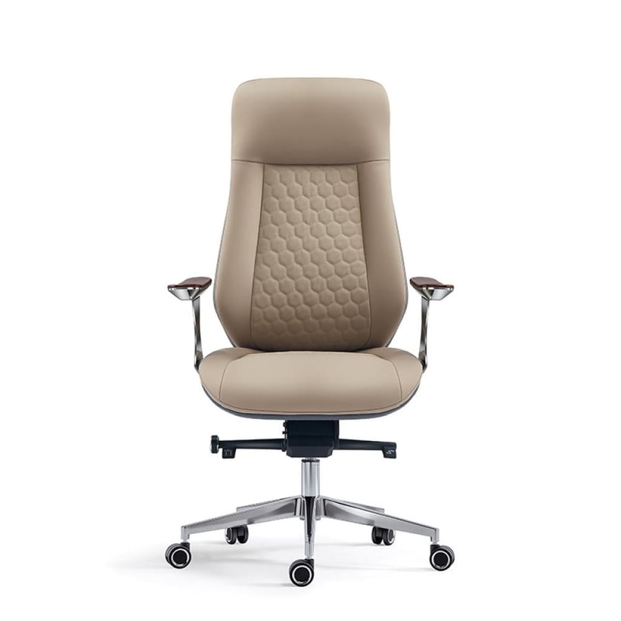 Luxury office chair made of genuine leather