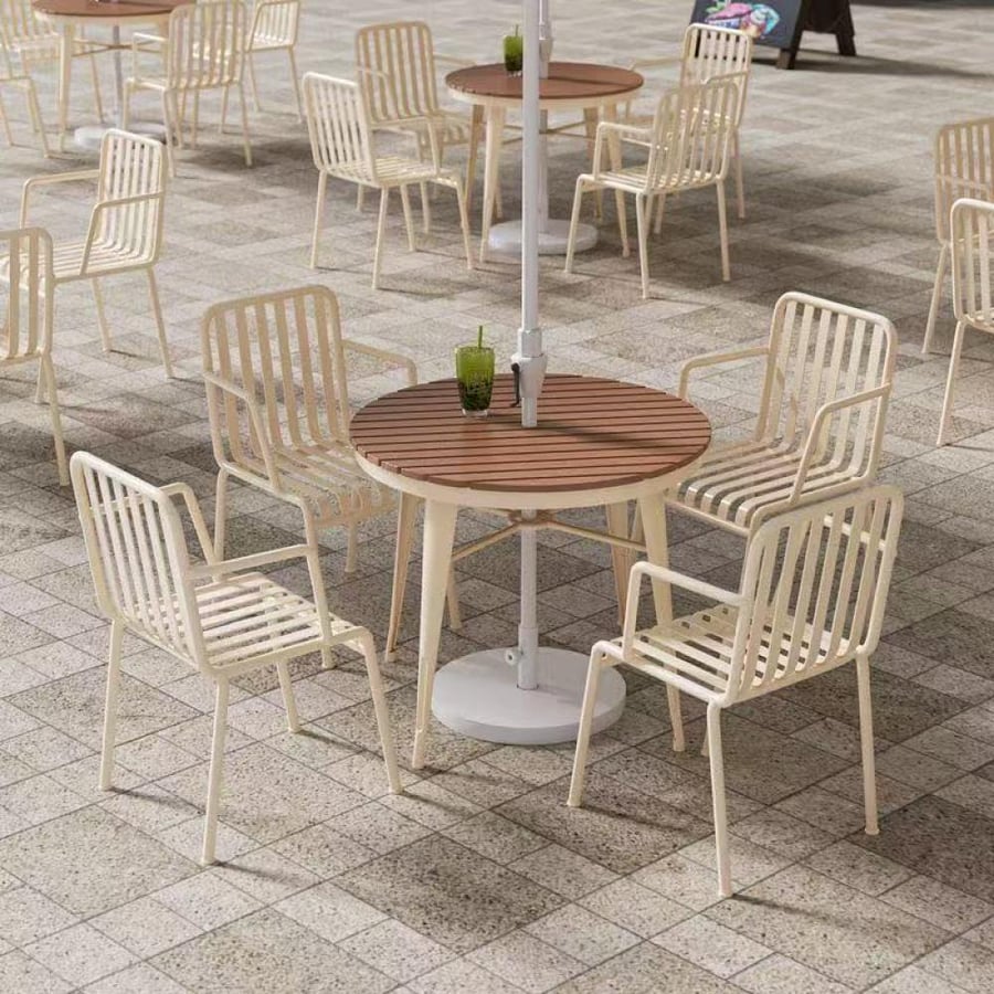 Complete set of chairs and outdoor table