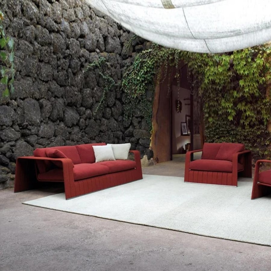 Creative bamboo set for outdoor seating