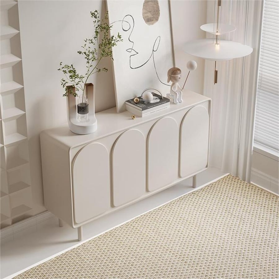 Side cabinet with an elegant design