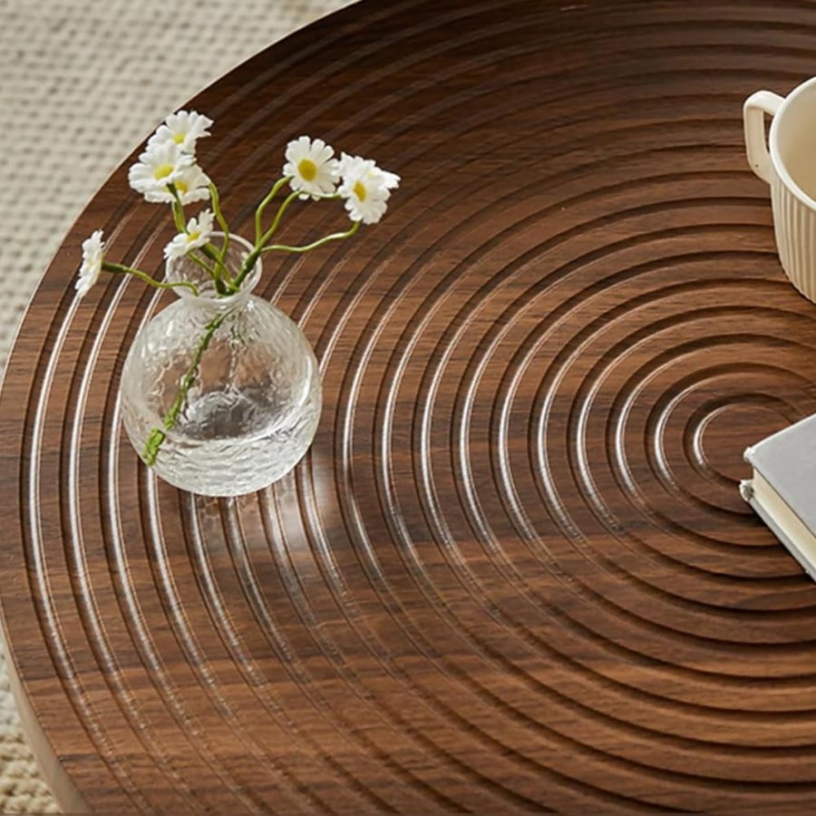 طقم طاولات جانبية دائرية – تصميم اسكندنافي