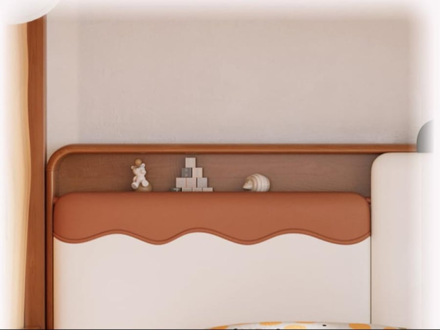 سرير أطفال بتصميم بيت   صغير مع خيمة