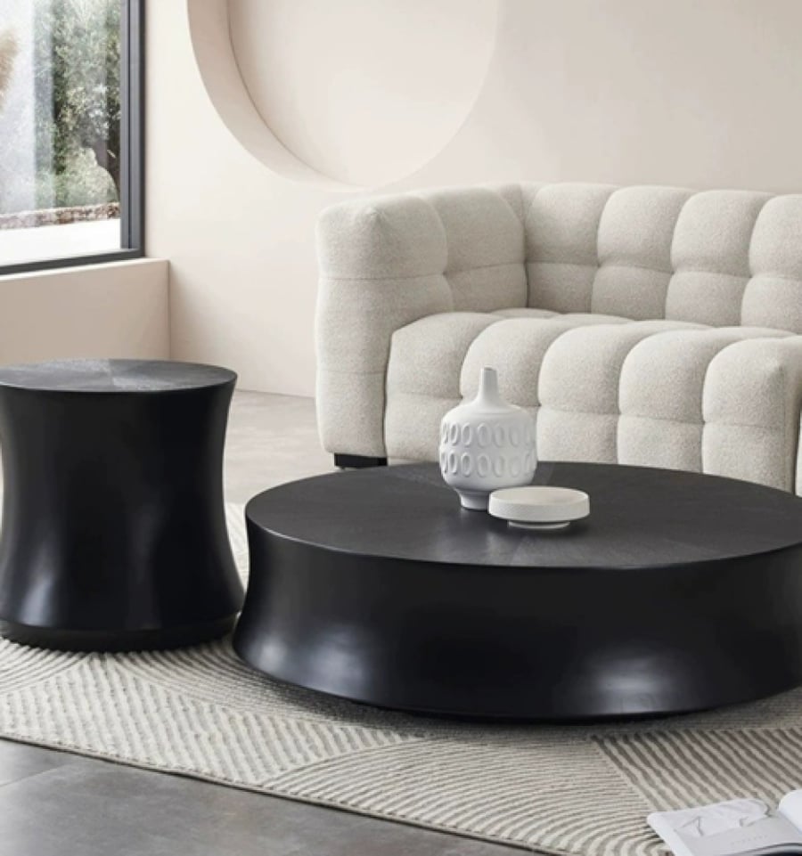 Coffee table with a simple design