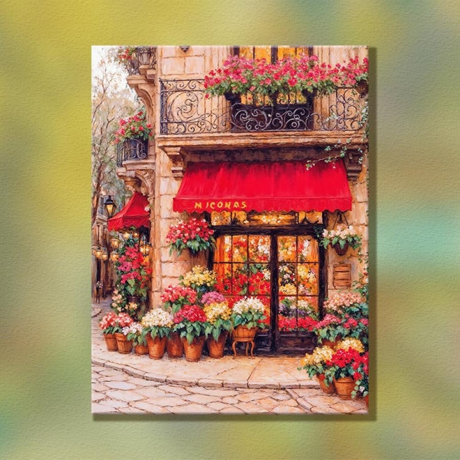 لوحة جدارية فنية بتصميم مستوحى من الأجواء الخيالية