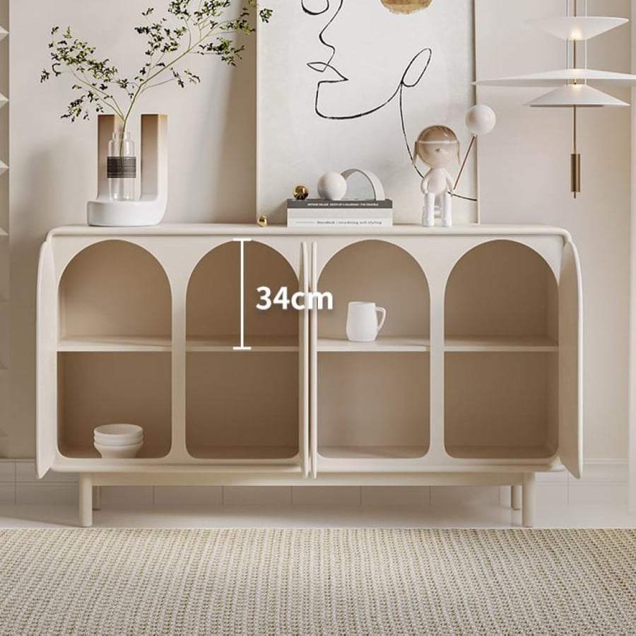 Side cabinet with an elegant design
