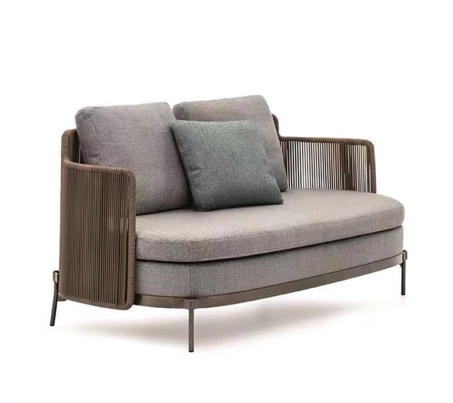 Luxurious outdoor chairs and sofas made of Nordi bamboo