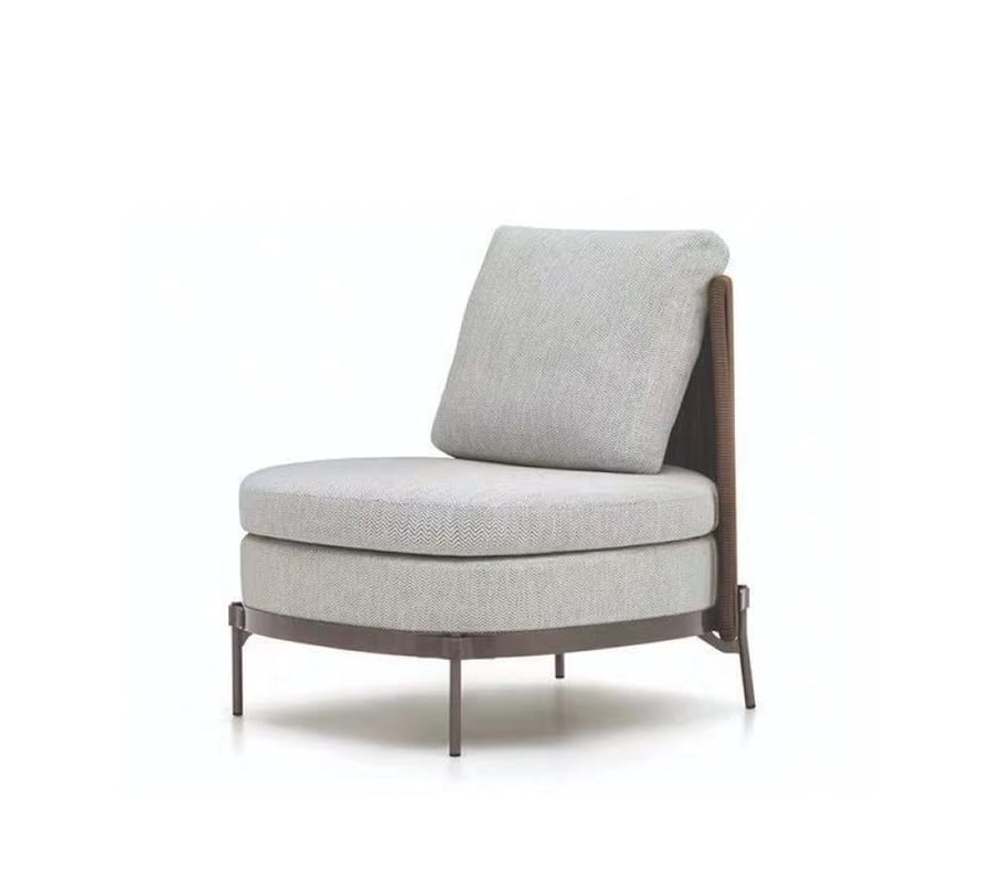 Luxurious outdoor chairs and sofas made of Nordi bamboo
