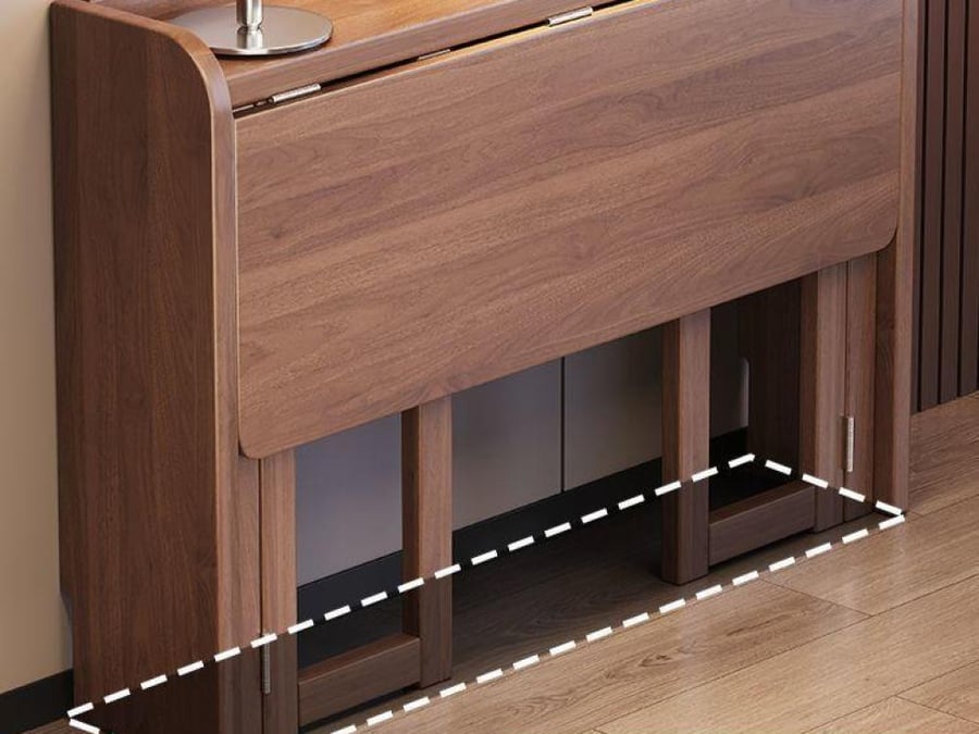 Home office foldable made of hardwood – Scandinavian style