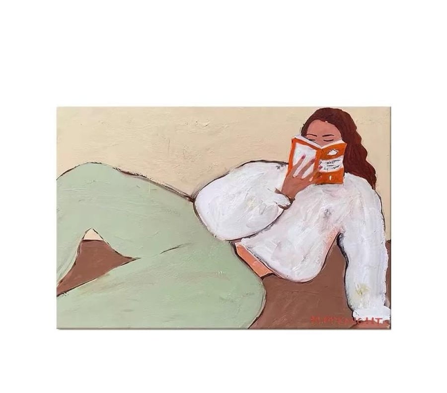 لوحة فنية جدارية فاخرة بتصميم تجريدي