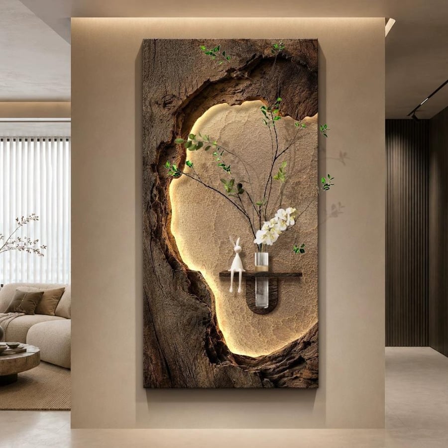 لوحة ديكور جدارية بتصميم وابي سابي