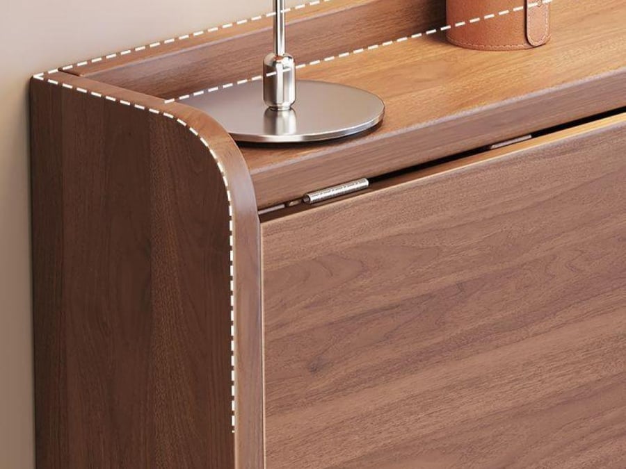 Home office foldable made of hardwood – Scandinavian style
