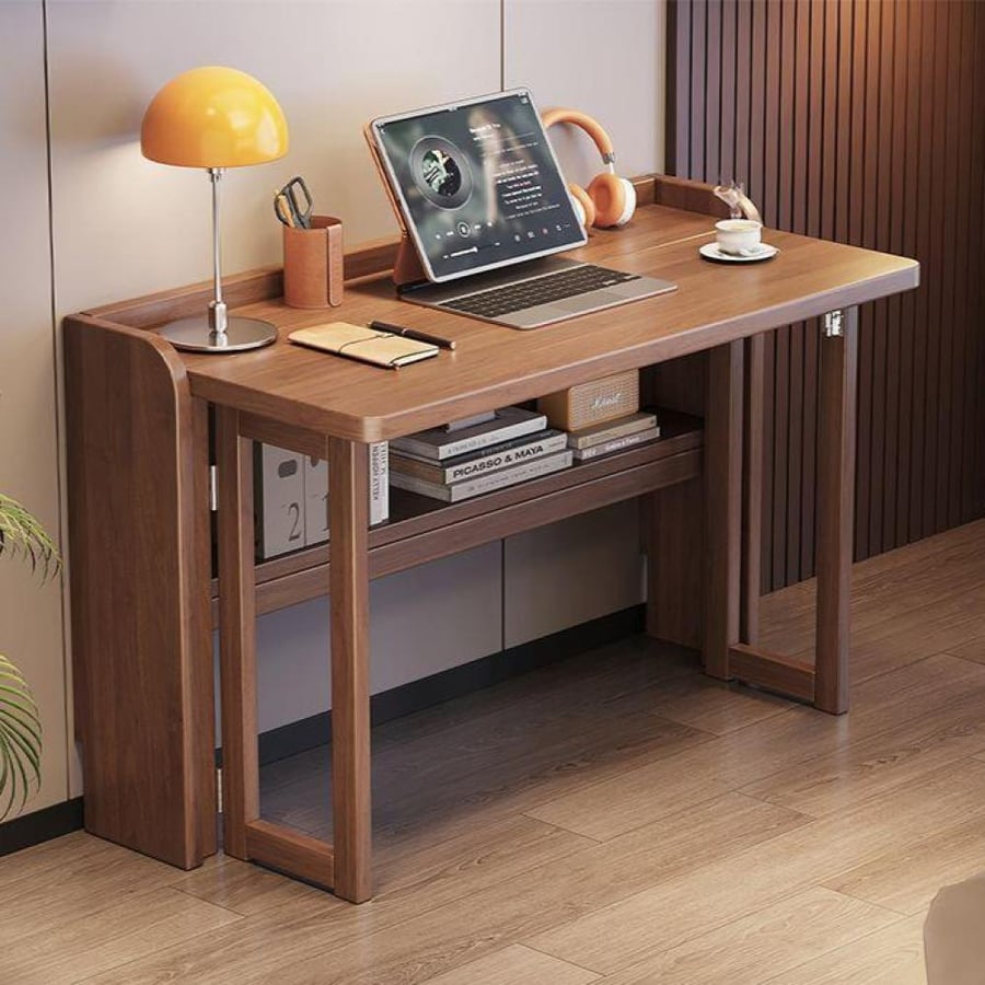 Home office foldable made of hardwood – Scandinavian style
