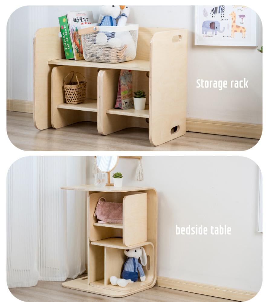 Children's office set with wooden chair – multifunctional and practical intelligence