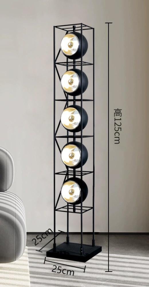 مصباح أرضي باوهاوس – تصميم ما بعد الحداثة بإضاءة LED ذكية
