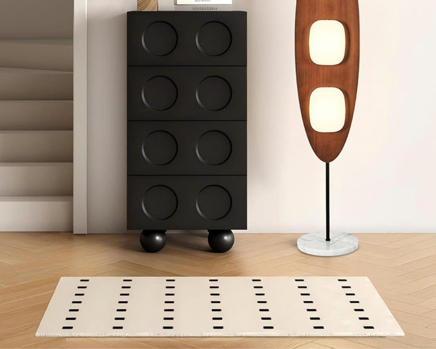 مصباح أرضي فاخر بقاعدة رخامية – تصميم عتيق بإضاءة كاملة الطيف