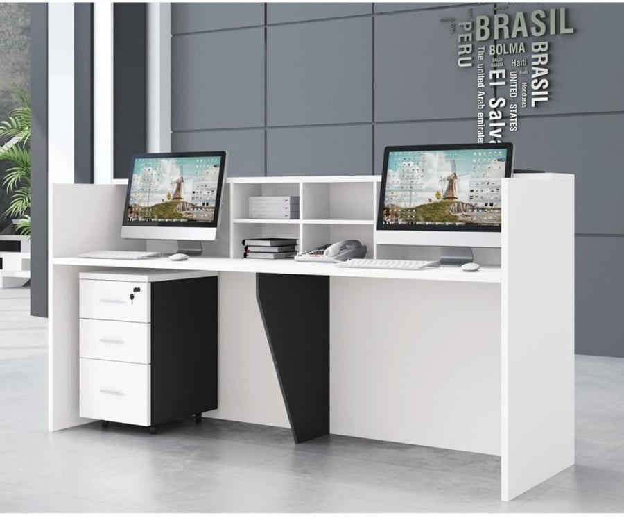 Reception desk with classic design
