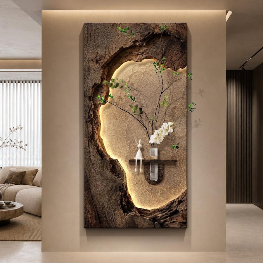 لوحة ديكور جدارية بتصميم وابي سابي