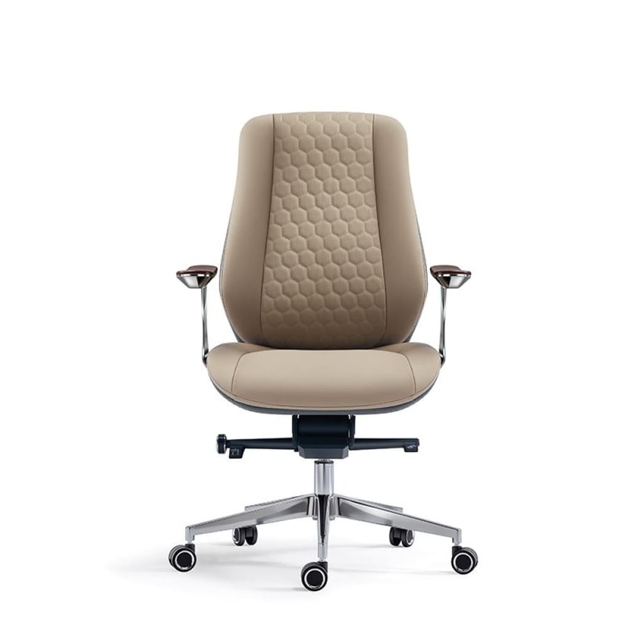 Luxury office chair made of genuine leather
