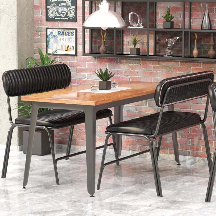 Long cafe seats – elegant classic design and multicolored