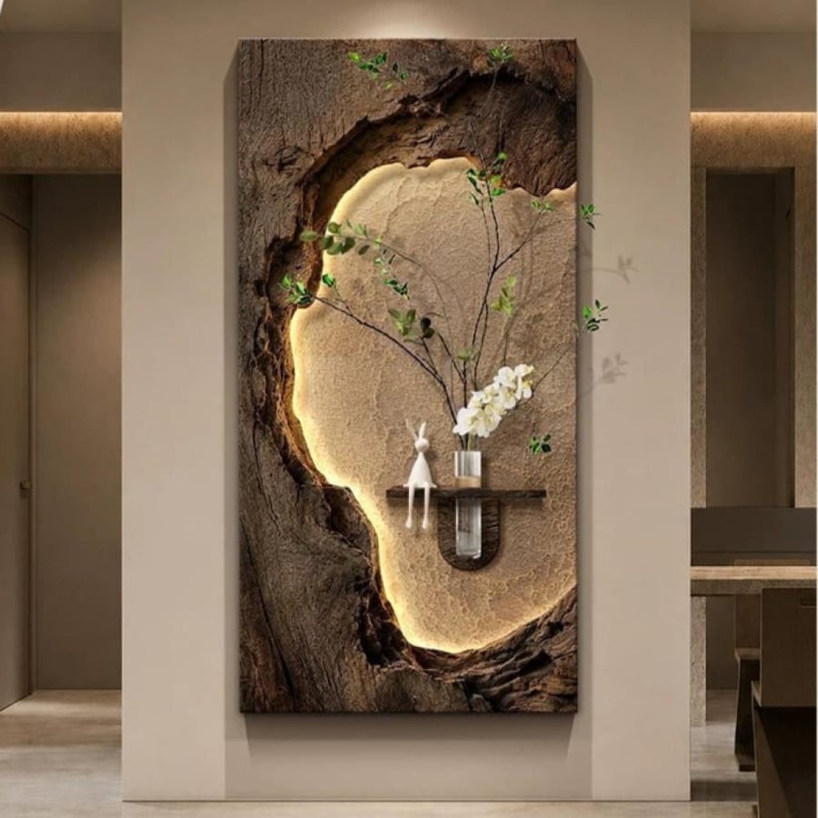 لوحة ديكور جدارية بتصميم وابي سابي