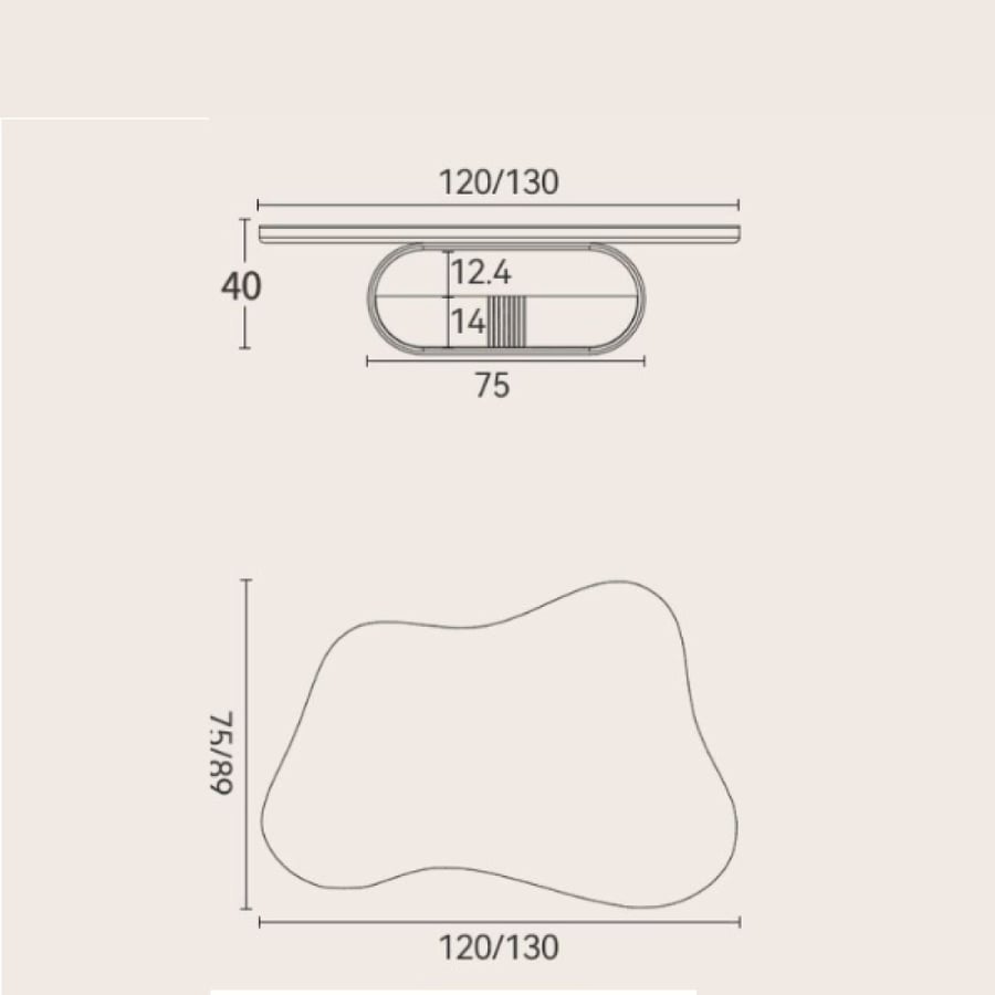 طاولة قهوة بتصميم عصري