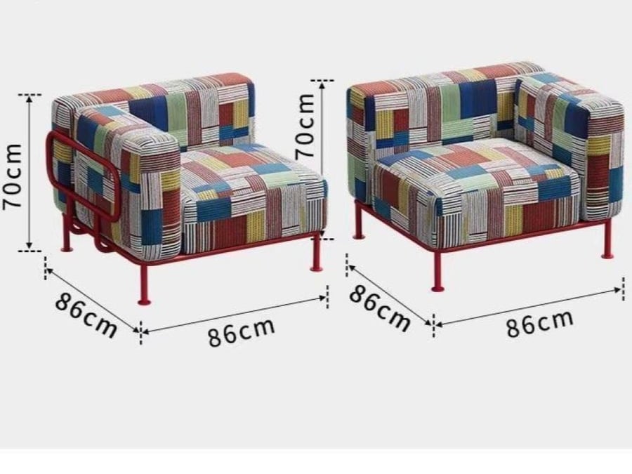 Adjustable artistic sofa – classic vintage style