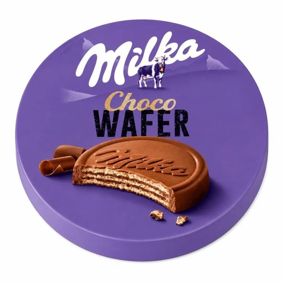 ميلكا شوكو ويفر دائري 30جرام (Milka Choco Wafer)
