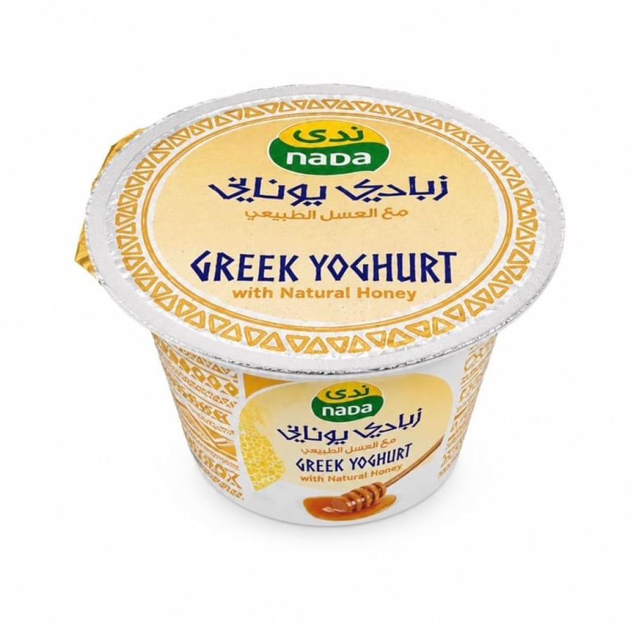 ندى زبادي يوناني بالعسل الطبيعي 160جرام (Nada Greek Yoghurt with Natural Honey)