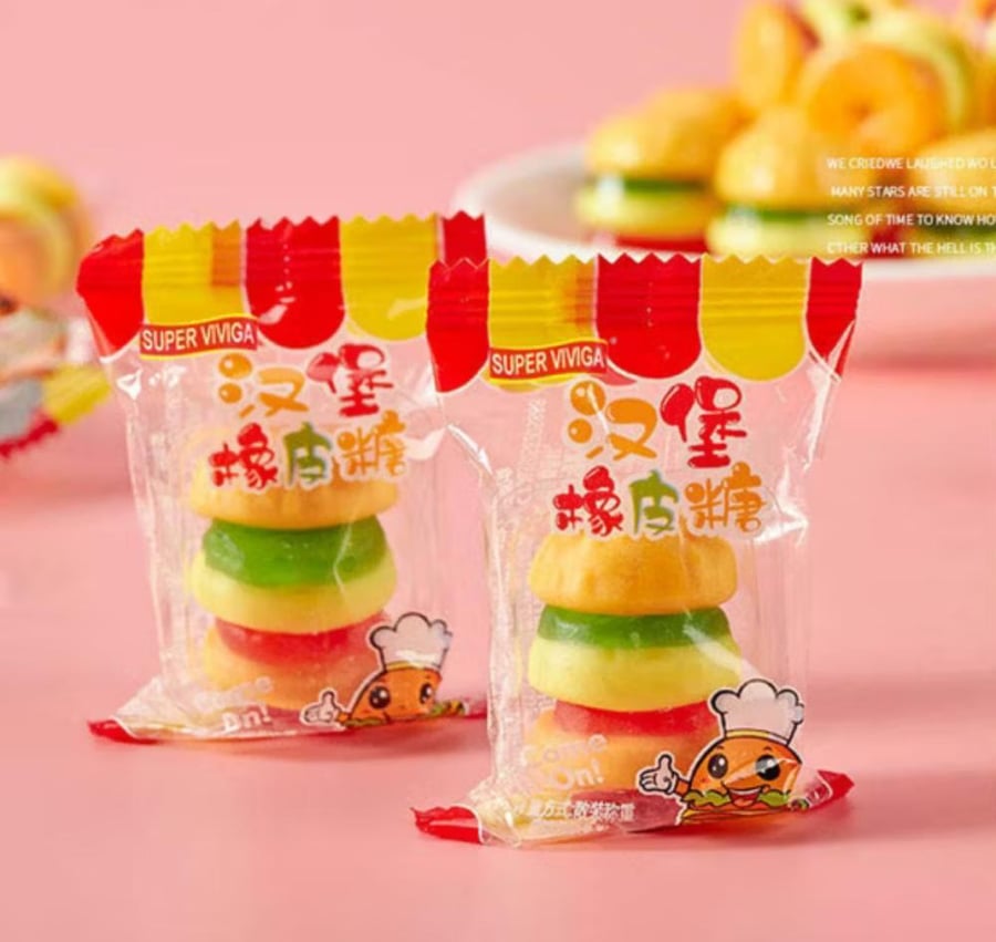 Beef burger gelatin