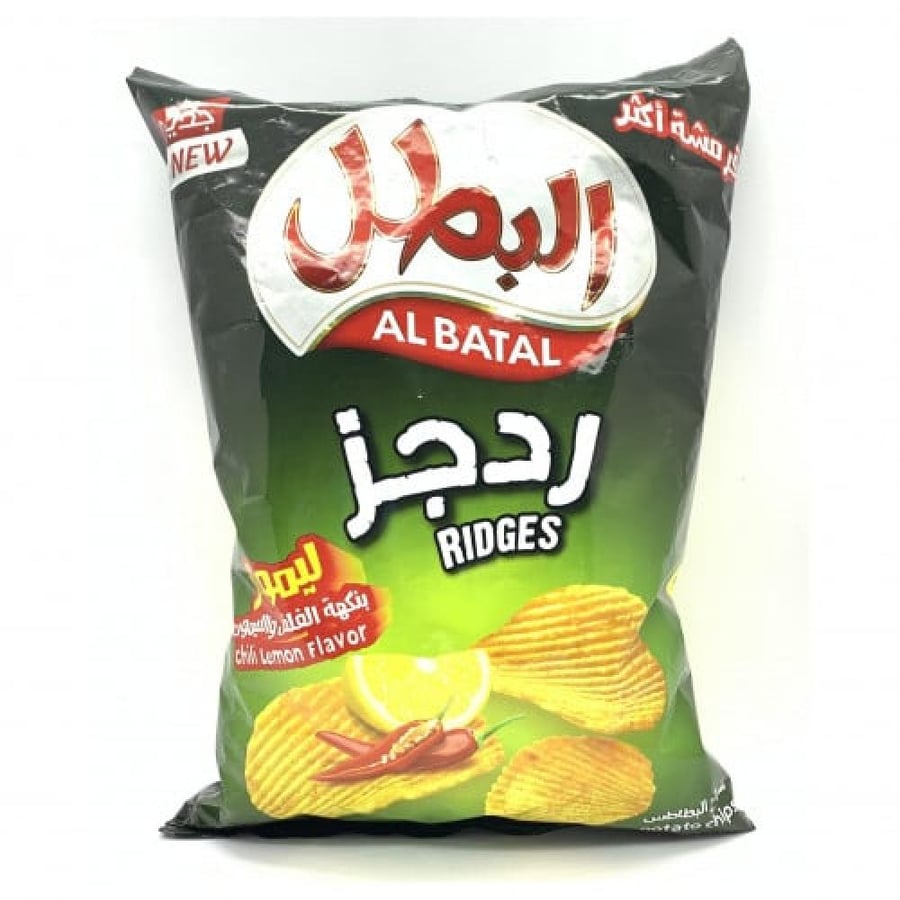 البطل بطاطس ردجز فلفل حار
