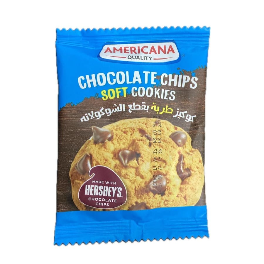 Soft cookies with chocolate chips from Americana 40g