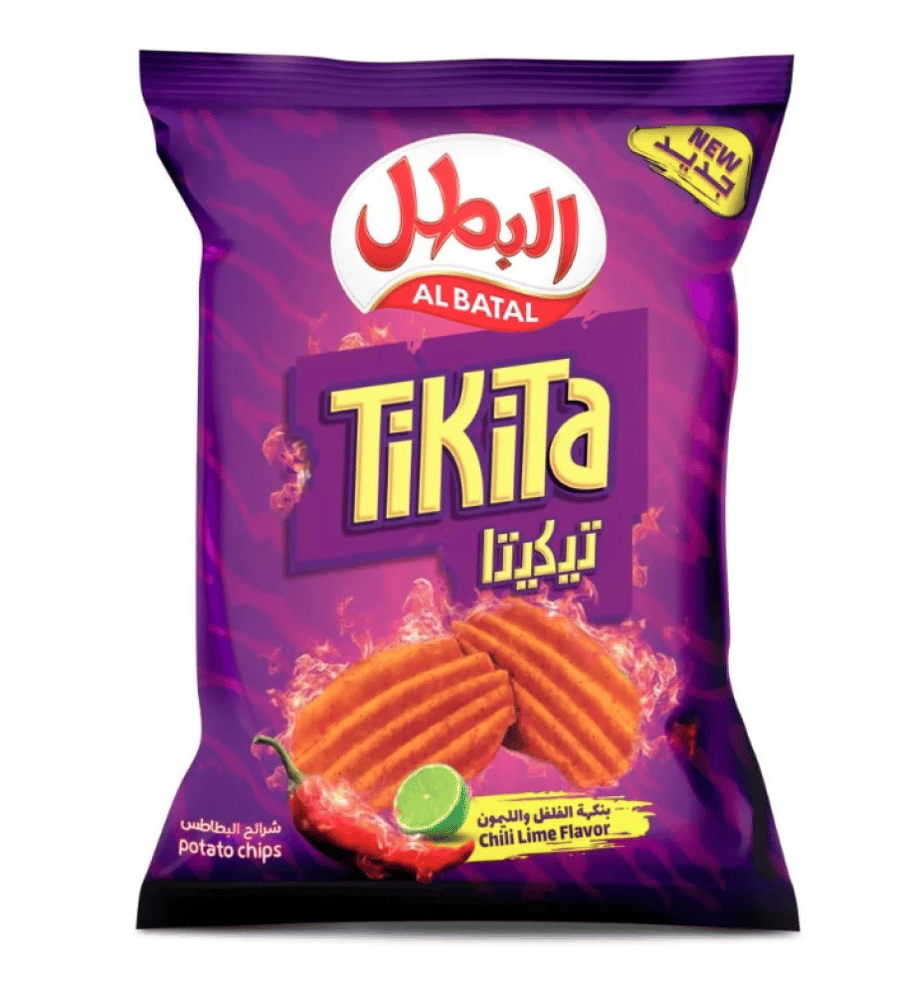 البطل تيكيتا بطاطس فلفل وليمون عائلى 155G