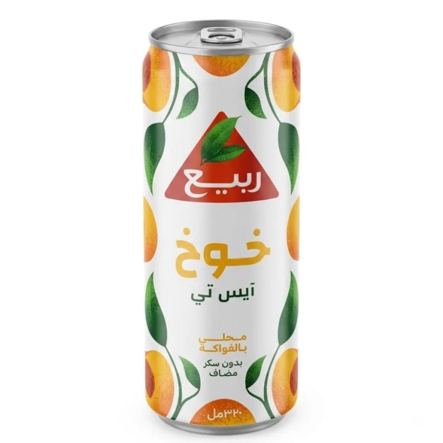 ربيع آيس تي (شاي مثلج) بنكهة الخوخ 330مل