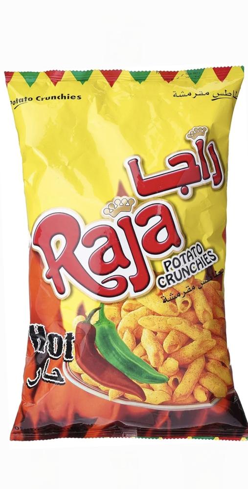 بطاطس مقرمشة من راجا بنكهة حارة 60g