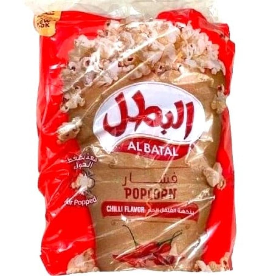 البطل فشار بنكهة الفلفل الحار 10 كيس 23 جرام