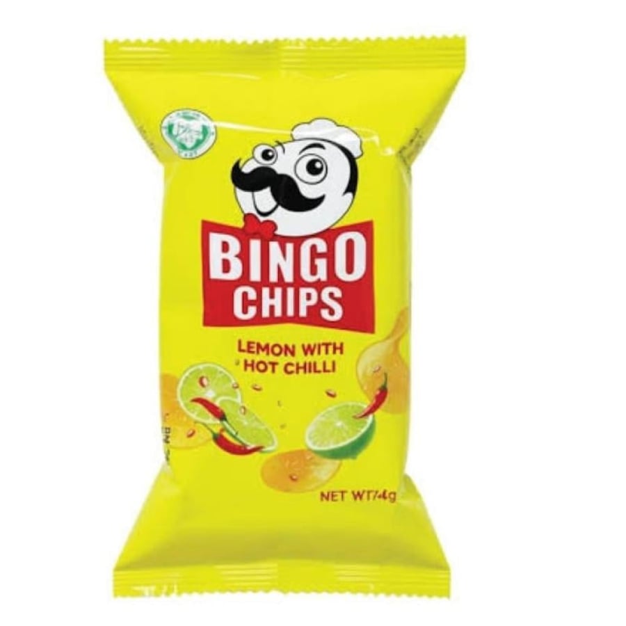 بينجو شيبسي بطعم الشطة والليمون (Bingo Chips - Lemon with Hot Chilli)40جرام