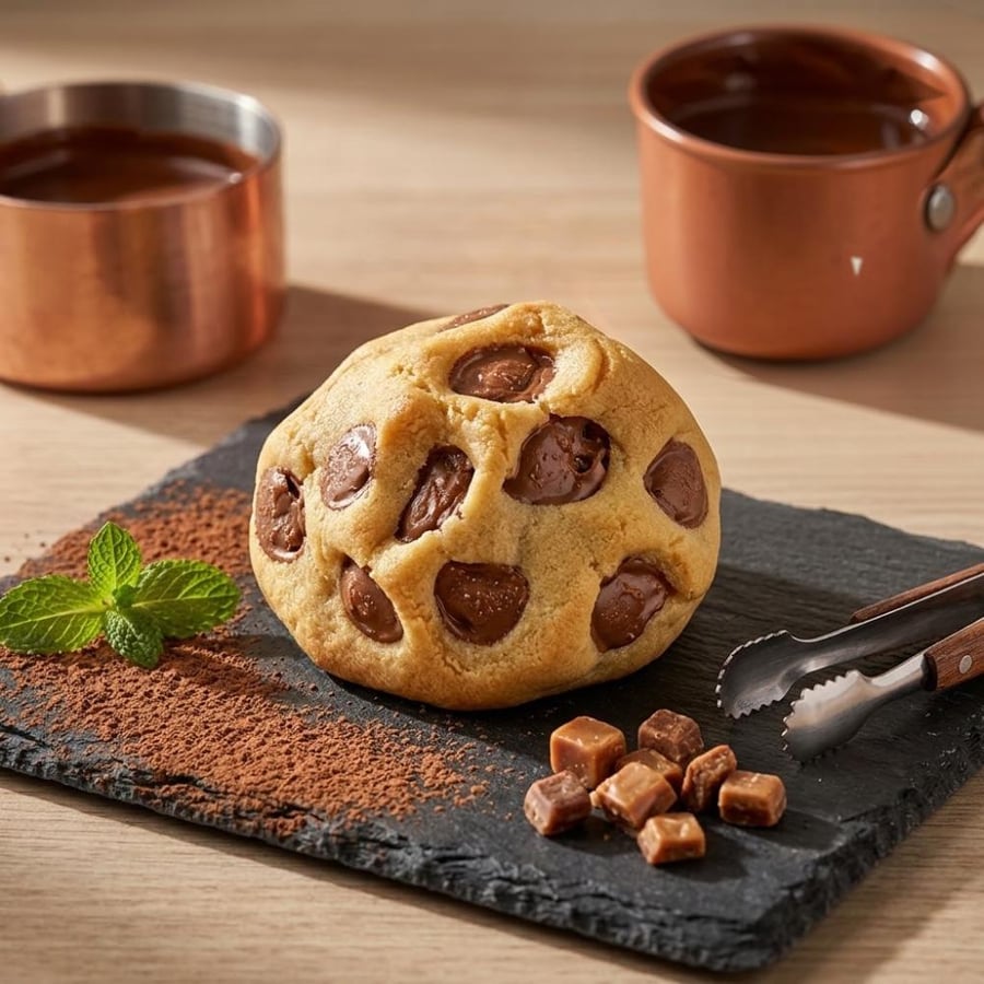 Soft Lulu cookies with knafeh filling, handmade