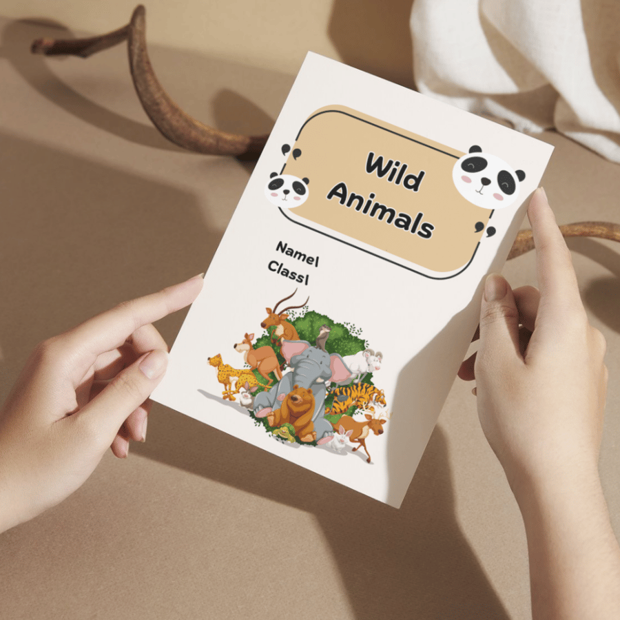 مطوية English Wild  Animals - ثاني