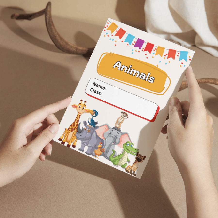 مطوية Engilsh Animals - أولى