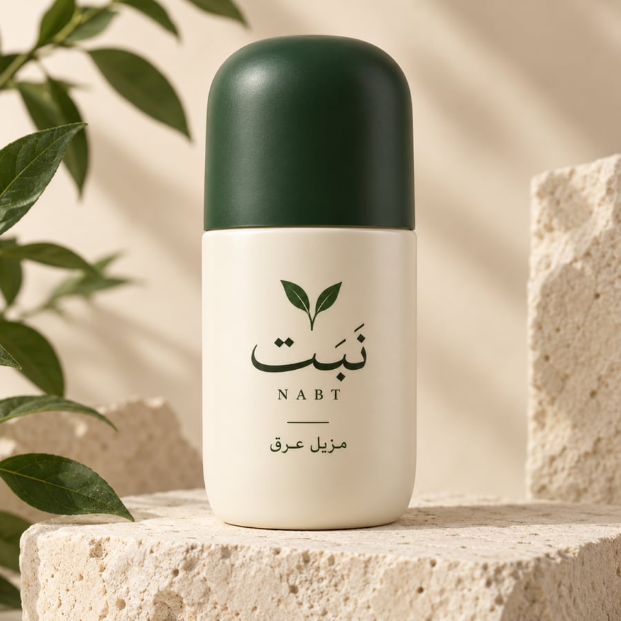 نَبْت | باقة أربع عبوات من مزيل العرق الطبيعي