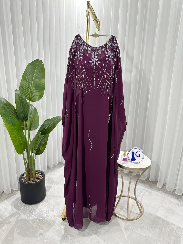 Amazing. Chiffon abaya, handmade embroidery