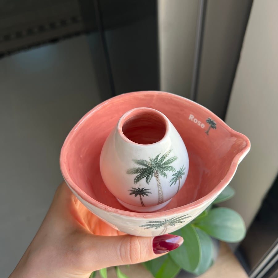 وعاء ماتشا نخيل الوطن