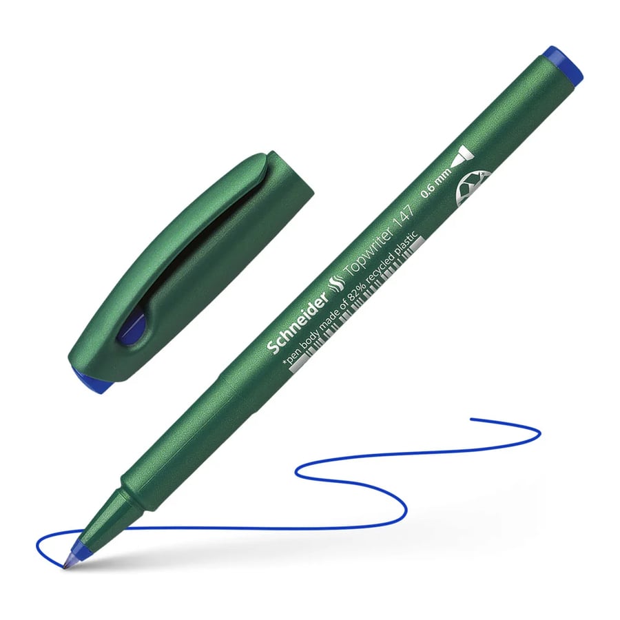 قلم حبر أزرق شنايدر 0.6مم Schneider TopWriter147
