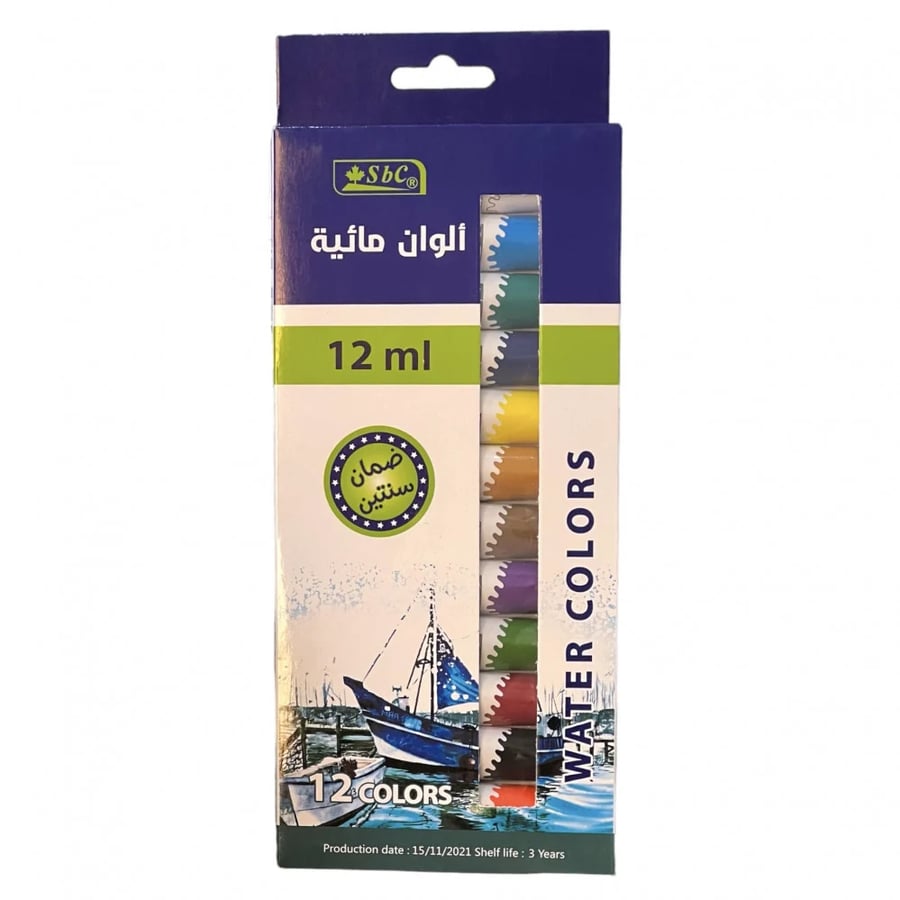 الوان عصار مائية 12مل 12لون SBC5229 001