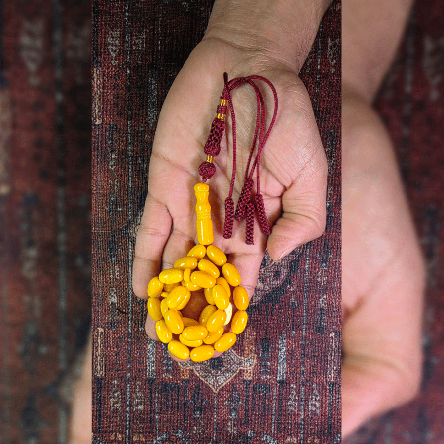 Amber fragrant frankincense dust rosary