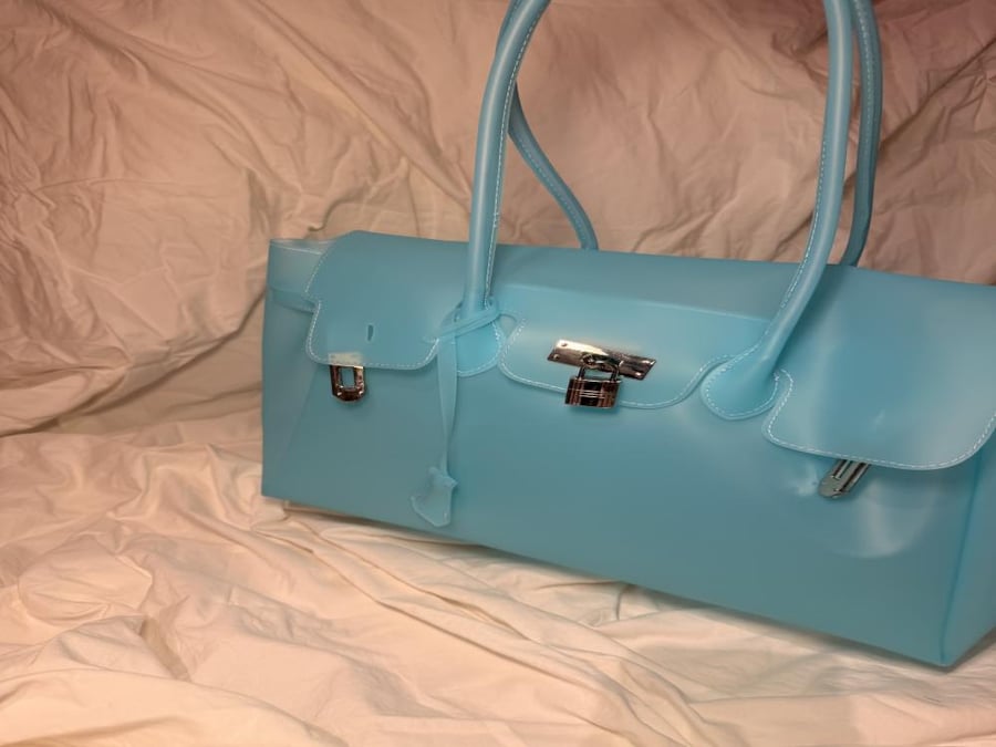 Jelly Firkin Bag – Baby Blue