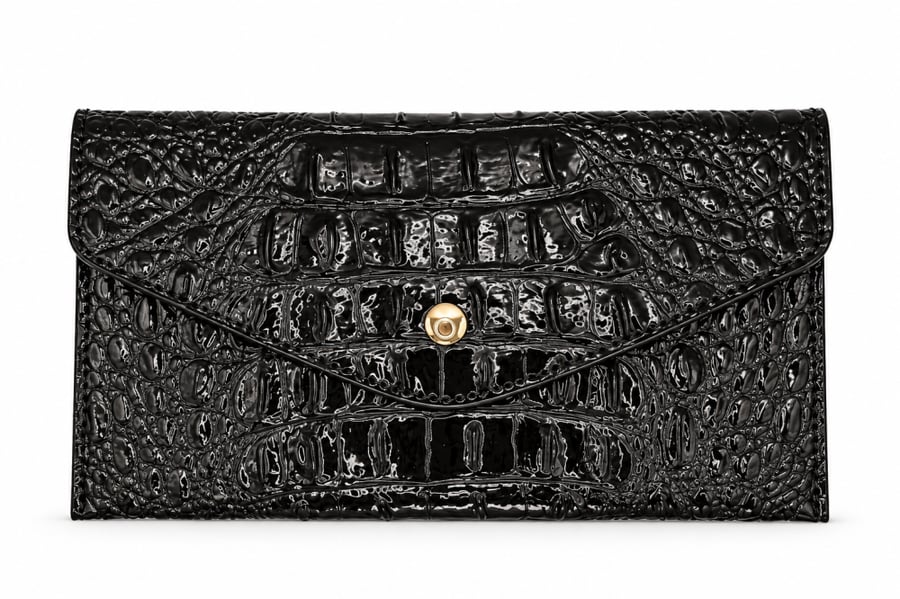 Croc Mini Pouch Black